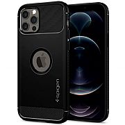 Case Original Spigen Rugged Armor Para iPhone 12 / iPhone 12 Pro