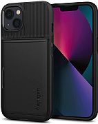 Capa Case Original Spigen Slim Armor Cs Para iPhone 13 Black