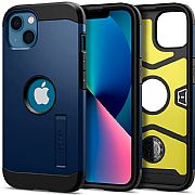 Case Original Spigen Tough Armor Para iPhone 13 Mini Blue
