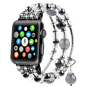 Pulseira Fashion Pedrarias Para Apple Watch 44mm / 42mm Space Gray