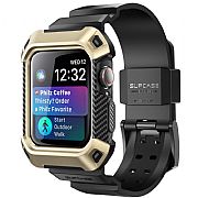 Case + Pulseira Supcase Apple Watch 40mm Series 4/5/6 Dourado
