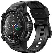 Case + Pulseira Spigen Rugged Pro Para Galaxy Watch4 De 46mm