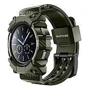 Case + Pulseira Supcase Para Galaxy Watch 4 De 46mm DarkGreen
