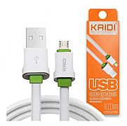 Cabo Kaidi Turbo Carregador V8 Micro Usb Reforado 1 Metro