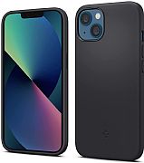 Capa Original Spigen Silicone Fit Para iPhone 13 - Black