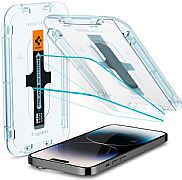 2 X Pelculas Vidro Ez Fit Original Spigen Sensor Protection para iPhone 14 Pro