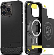 Capa Case Original Spigen Rugged Armor (MagFit) Para iPhone 14 Pro Max