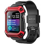 Case + Pulseira Supcase Apple Watch 40mm Series 4/5/6 Vermelho