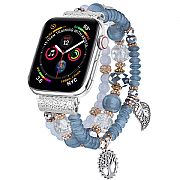 Pulseira Fashion Pedrarias Para Apple Watch 44mm / 42mm Blue