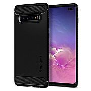 Case 100% Original Spigen Rugged Armor Para Galaxy S10+ Plus