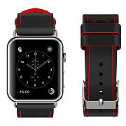 Pulseira De Couro Esportiva Premium Para Apple Watch 42/44mm