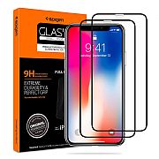 2 Pelculas Vidro Temperado Spigen Full Cover Para iPhone Xs
