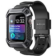 Case + Pulseira Para Apple Watch Supcase 45mm/44mm Series 4/5/6/7/SE Black