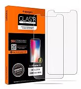 2 Pelculas De Vidro Temperado Original Spigen iPhone X / Xs