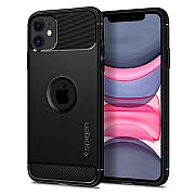 Case Original Spigen Rugged Armor Para iPhone 11 Matte Black