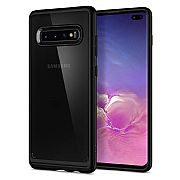 Case 100% Original Spigen Ultra Hybrid P/ Galaxy S10+ Black