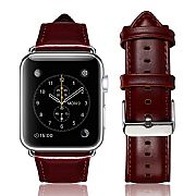 Pulseira De Couro Apple Watch 44/42mm Hermes&edition Brown
