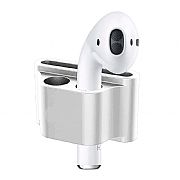 Suporte De AirPods Para Levar Na Pulseira Do Apple Watch (Branco)