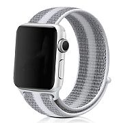 Pulseira Loop Nylon Apple Watch 42mm/44mm Branca + Brinde