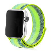 Pulseira Loop Nylon Apple Watch 42mm/44mm Verde + Brinde