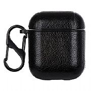 Capa Case Protetora De Couro Premium Para AirPods Gen 1 2