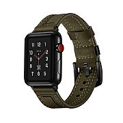 Pulseira De Couro Esportiva Para Apple Watch 45,, 44mm 42mm