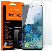 2 X Pelculas Protetoras Spigen Neo Flex Para Galaxy S20