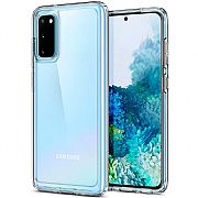 Case 100% Original Spigen Ultra Hybrid para Galaxy S20 Crystal Clear