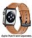 Thumbnail 2: Pulseira Couro Platinum Para Apple Watch  45mm 44mm 42mm Premium
